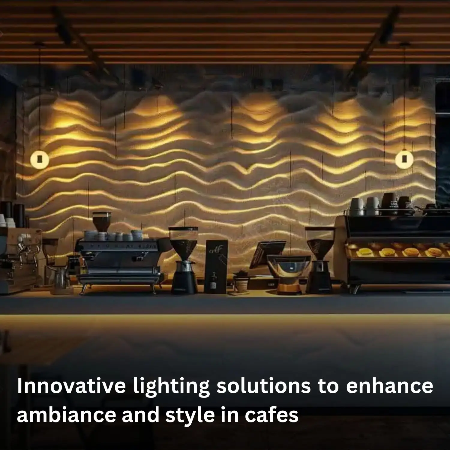 Innovative lighting solutions to enhance ambiance and style in cafes